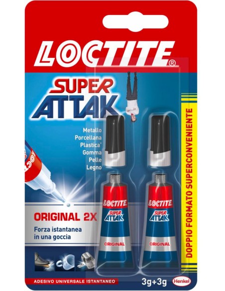 Loctite Super Attak Original 3Gr + 1 free