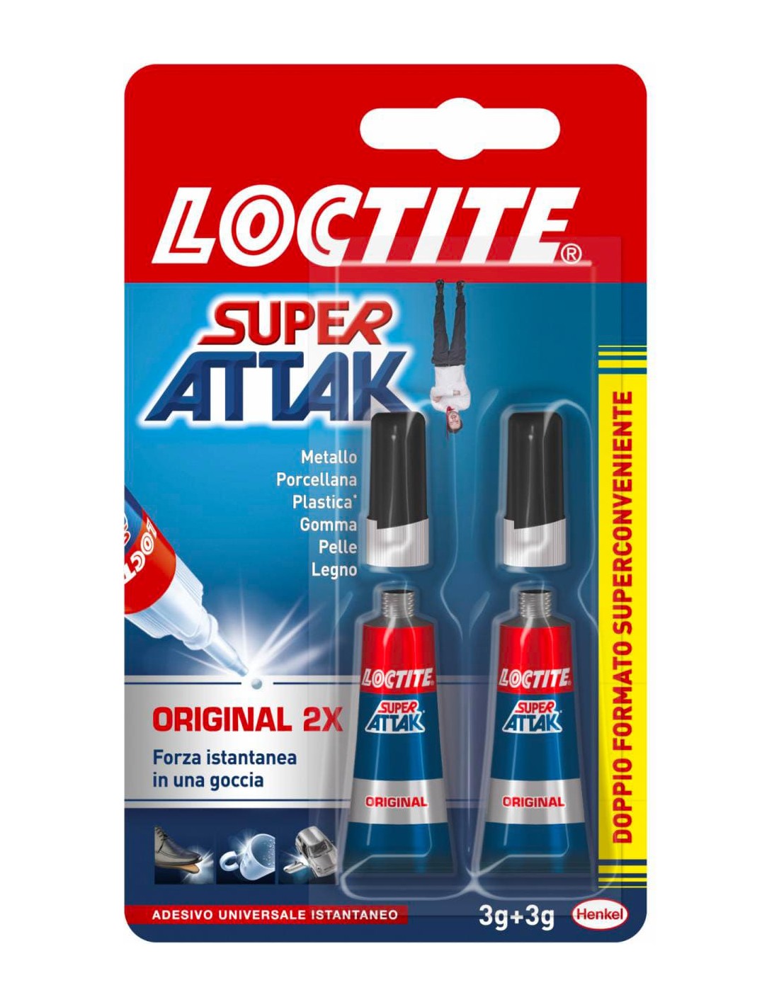 Loctite Super Attak Original 3Gr + 1 free