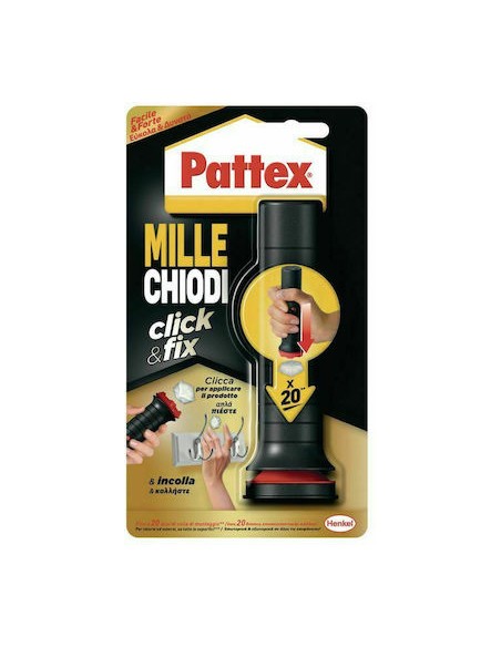 Pattex Mille Chiodi Click & Fix Μονταζόκολλα 30g