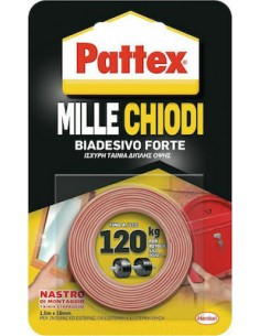 Pattex Αυτοκόλλητη Ταινία Διπλής Όψης 19mmx1.5m