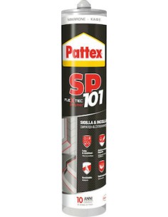 Pattex No Screws & Nails Sealant Wood Silicone White 400gr