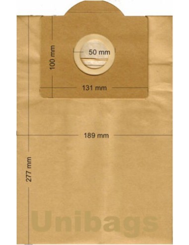 Unibags 640 Vacuum Cleaner Bags 5pcs Compatible...